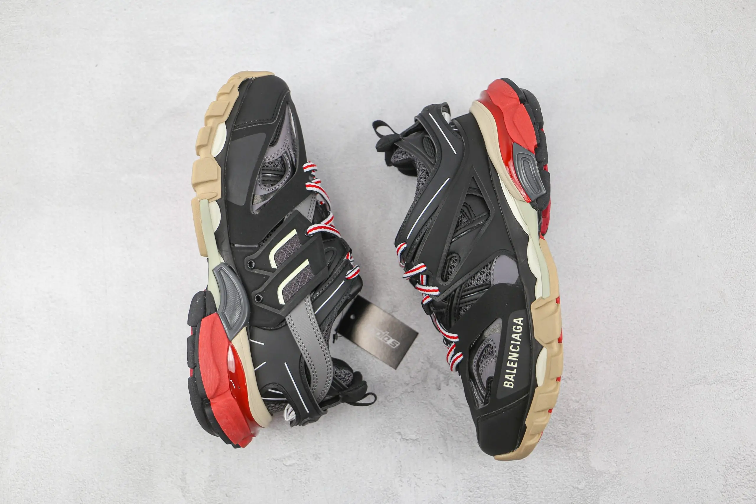Balenciaga Track Sneakers Red Black 2026 | Drip Kickz Balenciaga Track Sneakers Red Black - Image 4