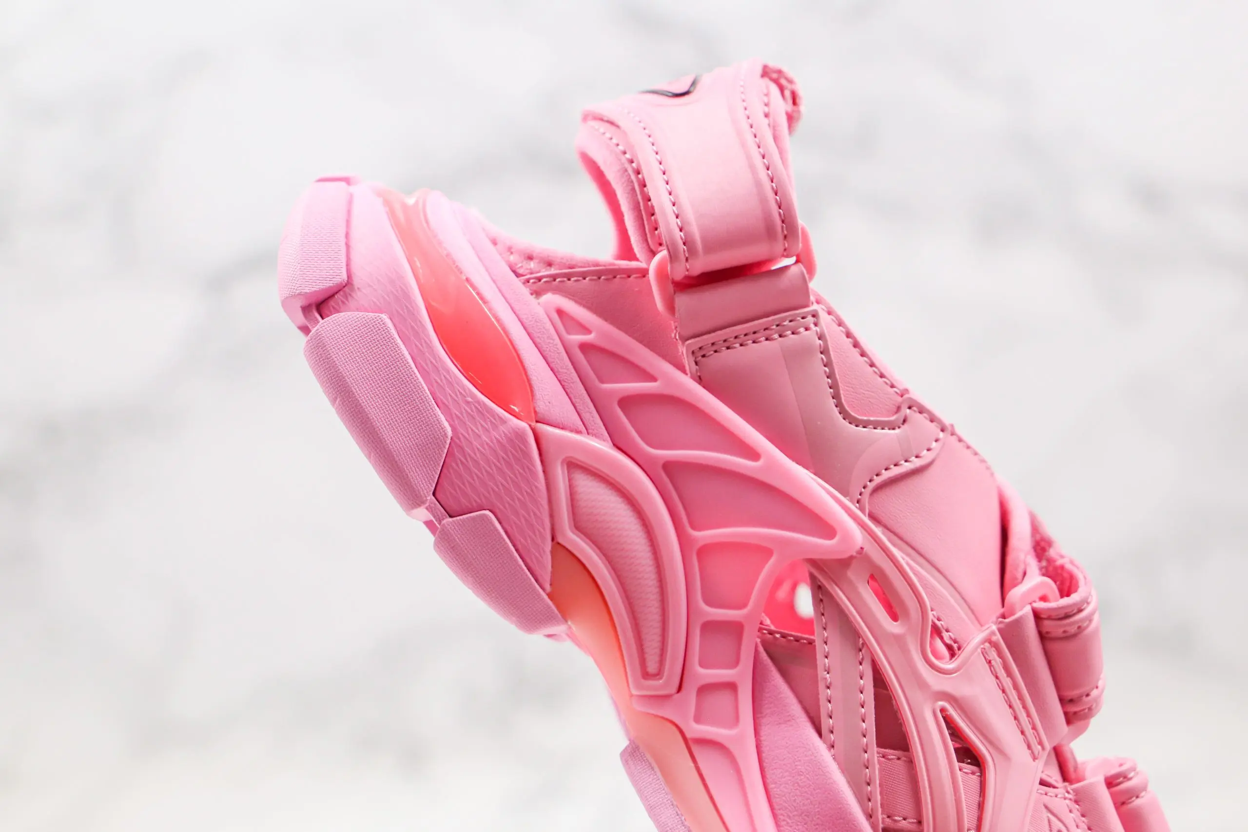 Balenciaga Velcro Sandals All Light Pink 2026 | Drip Kickz Balenciaga Velcro Sandals All Light Pink - Image 3