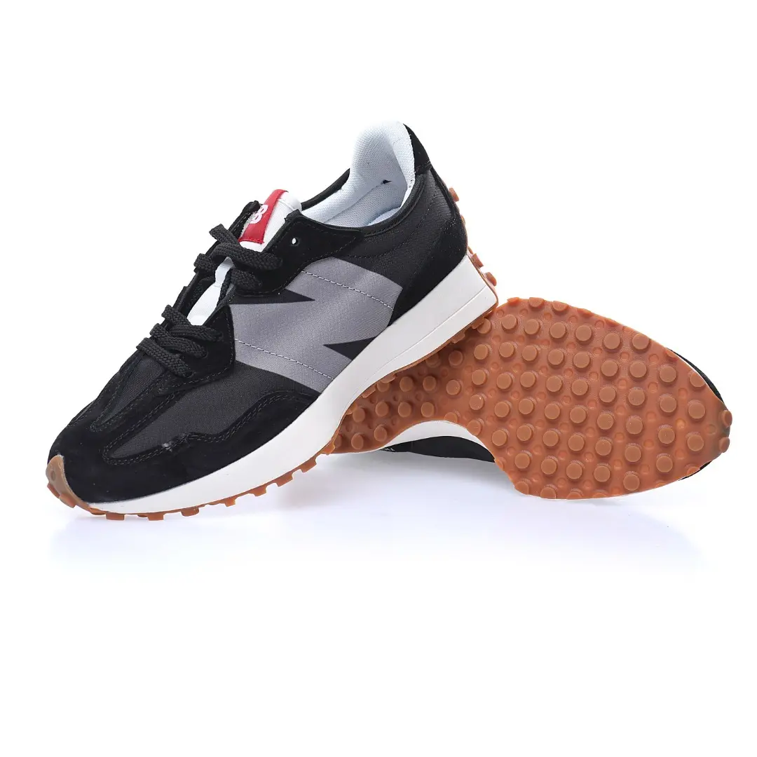 New Balance MS327 Black Grey Raw Rubber Sole 2026 | Drip Kickz New Balance MS327 Black Grey Raw Rubber Sole - Image 2