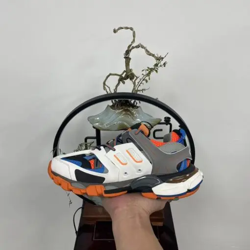 Balenciaga Track 3.0 Grey White Orange 2026 | Drip Kickz Balenciaga Track 3.0 Grey White Orange