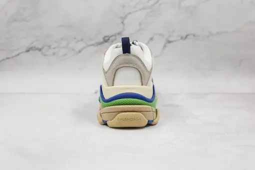 Balenciaga Triple S White Blue Green 2026 | Drip Kickz Balenciaga Triple S White Blue Green - Image 5