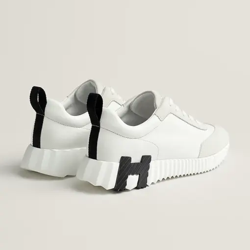 Hermès Bouncing Sneakers White Black 2026 | Drip Kickz Hermès Bouncing Sneakers White Black - Image 3