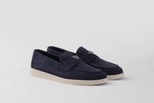Prada Suede Loafers Black - 42