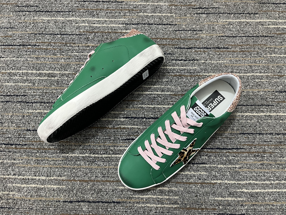 Golden Goose Super Star LTD Leather low-top Sneaker Green 2026 | Drip Kickz Golden Goose Super Star LTD Leather low-top Sneaker Green - Image 2