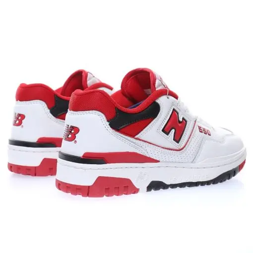 New Balance BB550 Leather White Black University Red 2026 | Drip Kickz New Balance BB550 Leather White Black University Red - Image 5