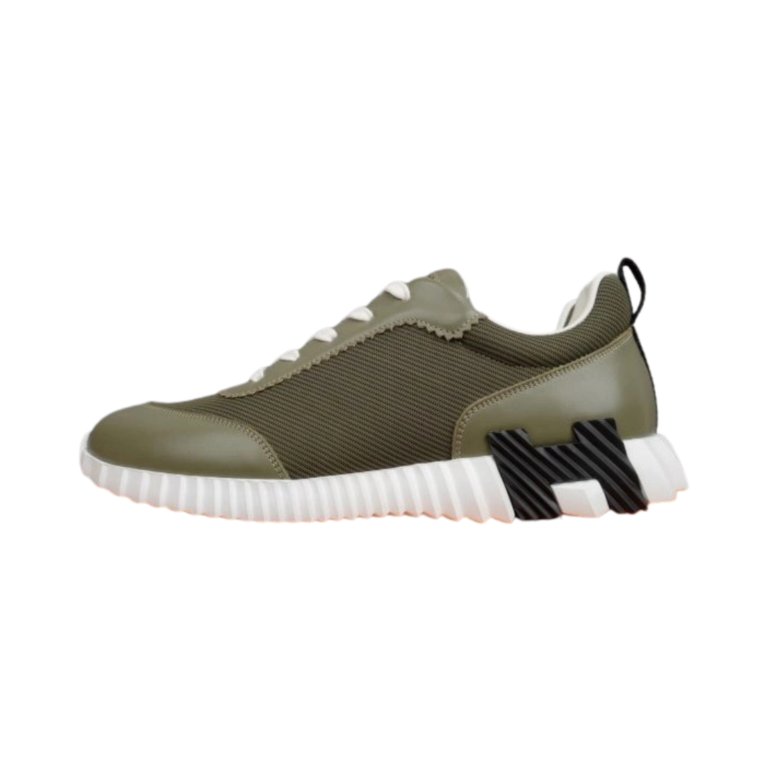 Hermes Bouncing Sneaker Olive Green Khaki 2026 | Drip Kickz Hermes Bouncing Sneaker Olive Green Khaki