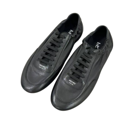 Prada Collapse Leather Sneaker Black 2026 | Drip Kickz Prada Collapse Leather Sneaker Black
