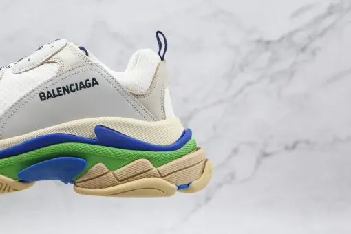 Balenciaga Triple S White Blue Green 2026 | Drip Kickz Balenciaga Triple S White Blue Green - Image 2