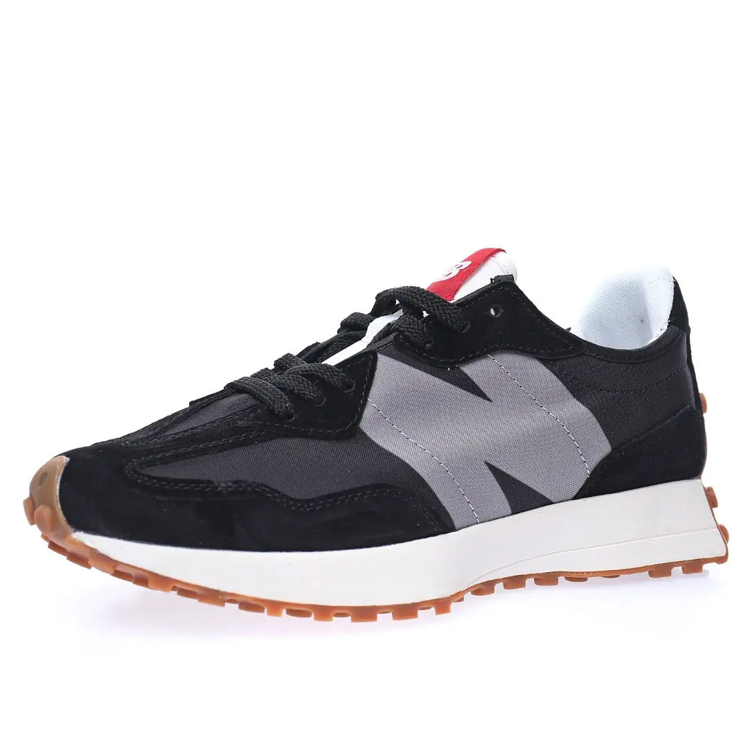 New Balance MS327 Black Grey Raw Rubber Sole 2026 | Drip Kickz New Balance MS327 Black Grey Raw Rubber Sole
