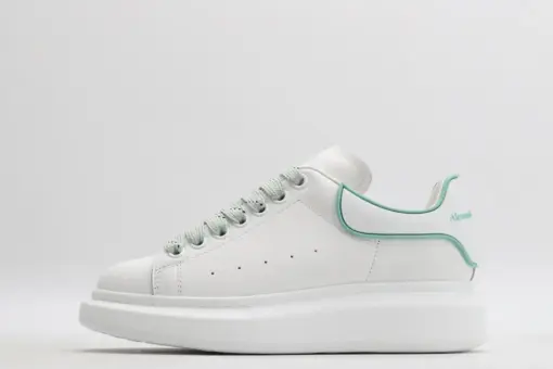Alexander Mcqueen White Green Rubber