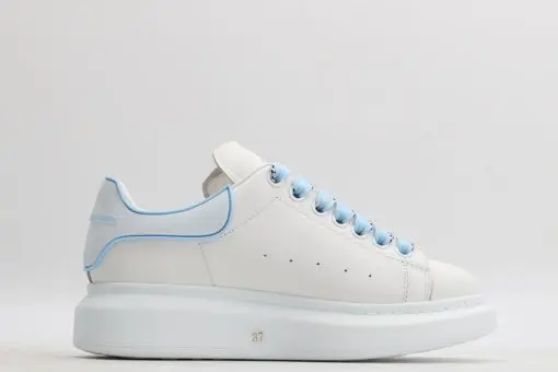 Alexander Mcqueen White Light Blue Rubber 2026 | Drip Kickz Alexander Mcqueen White Light Blue Rubber - Image 4