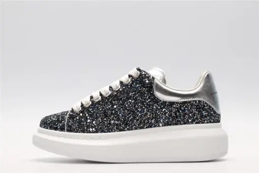 Alexander McQueen Metallic Silver