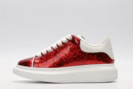 Alexander McQueen Metallic Red