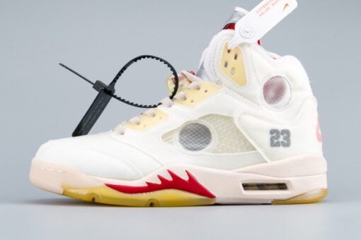Off-White x Air Jordan 5 Sail - 39