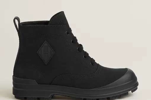Hermes Kooler Ankle Boot Black