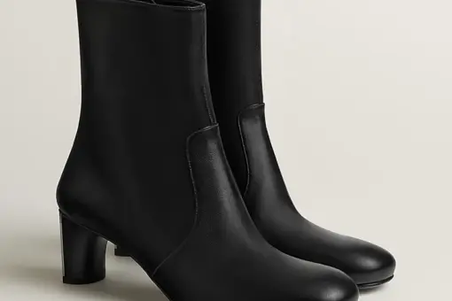 Hermes Lisa 55 Ankle Boot Black