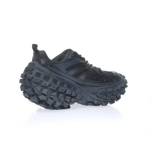 BALENCIAGA Defender Full Black Rubber Platform Sneakers 2026 | Drip Kickz BALENCIAGA Defender Full Black Rubber Platform Sneakers - Image 5