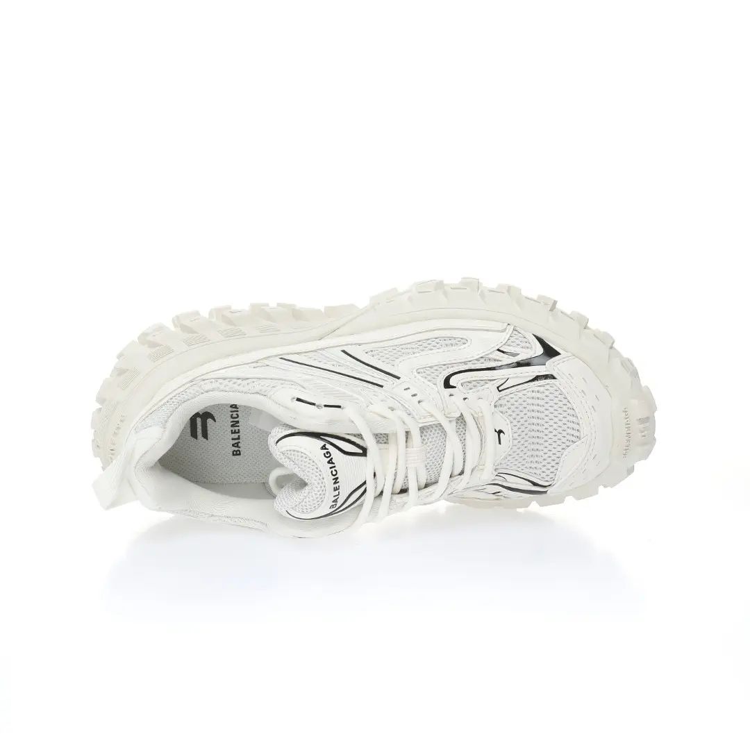 BALENCIAGA Defender White Rubber Platform Sneakers 2026 | Drip Kickz BALENCIAGA Defender White Rubber Platform Sneakers - Image 4