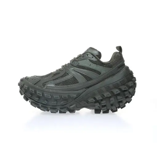 BALENCIAGA Defender Black Rubber Platform Sneakers 2026 | Drip Kickz BALENCIAGA Defender Black Rubber Platform Sneakers - Image 3