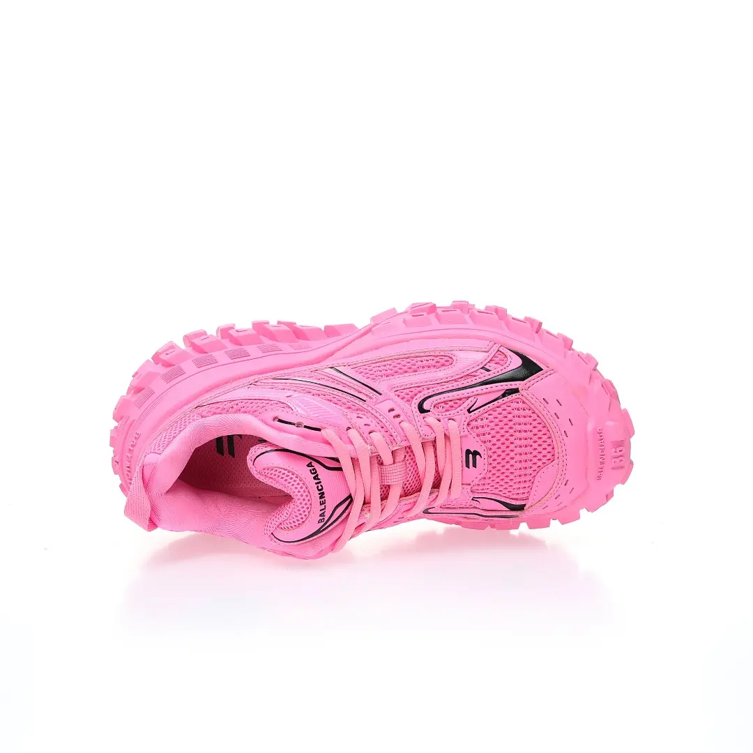 BALENCIAGA Defender Pink Rubber Platform Sneakers 2026 | Drip Kickz BALENCIAGA Defender Pink Rubber Platform Sneakers - Image 5