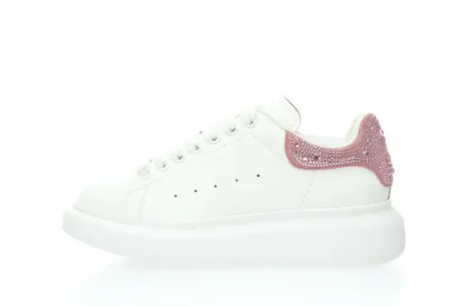 Alexander McQueen Oversized Sneaker Beige Pink Glitter
