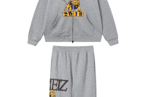 Corteiz Thick Stitch Allstarz Tracksuit Grey