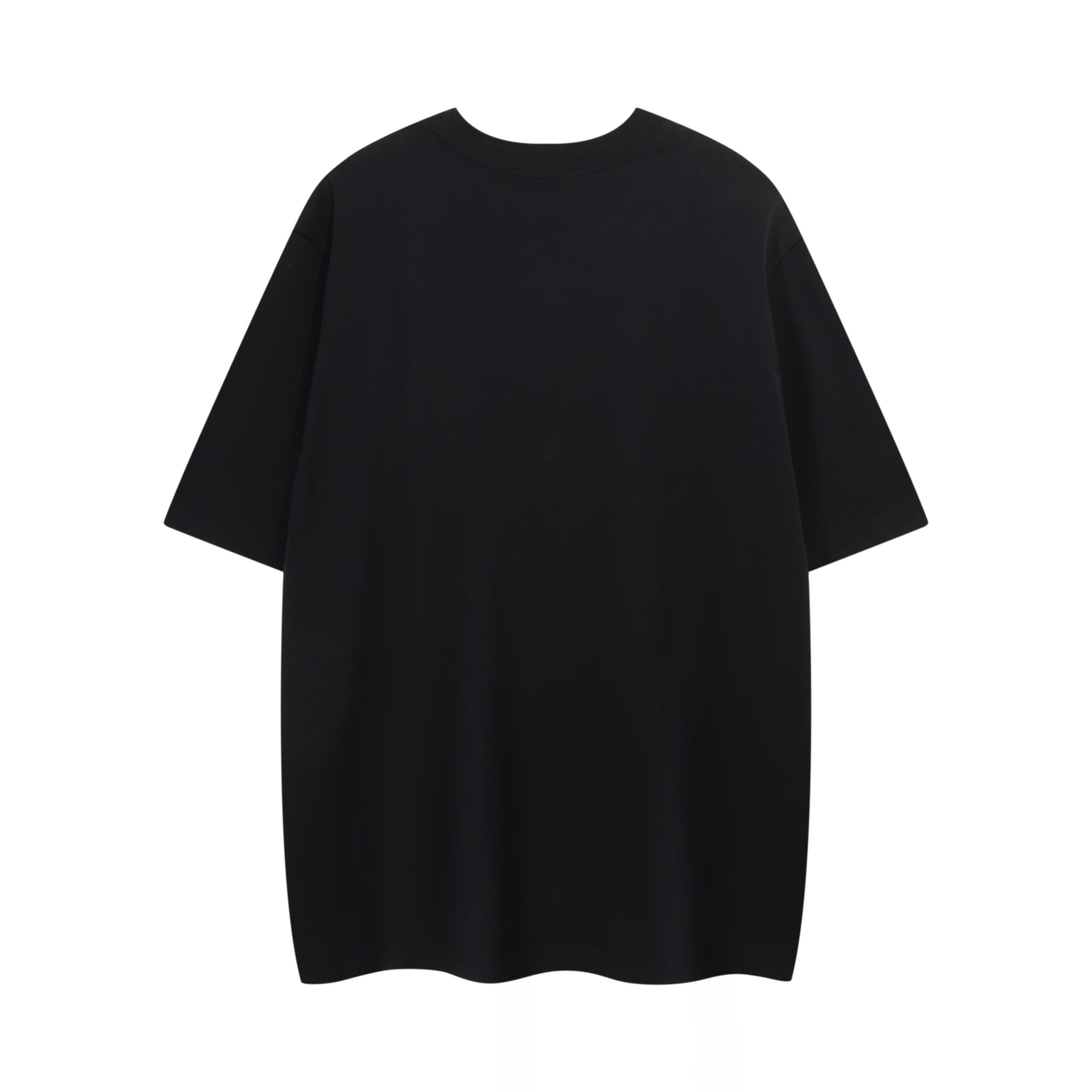 Balenciaga Oversized Black T Shirt With White Monogram 2026 | Drip Kickz Balenciaga Oversized Black T Shirt With White Monogram - Image 2