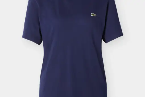 Lacoste UNISEX T Shirt Print Navy Blue