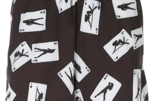 AMIRI Map print swim shorts