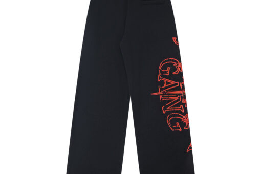 Corteiz Slaughter Gang 21 Savage Pant Black