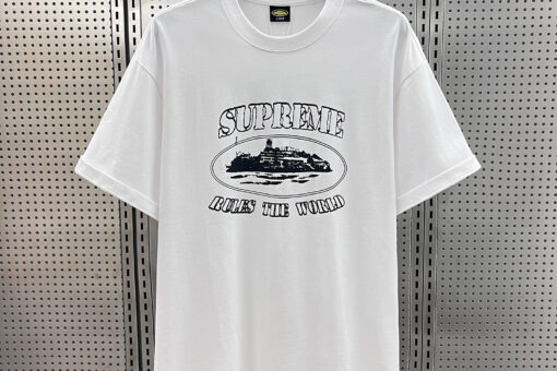 Supreme Corteiz Rules The World T-shirt White