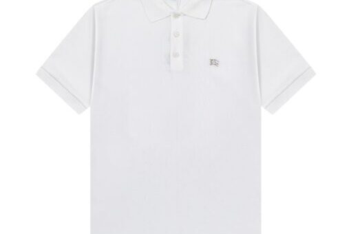 Burberry Cotton Polo Shirt White