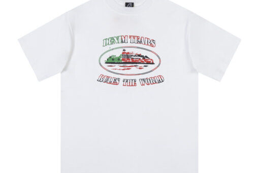 Corteiz x Denim Tears Cortears OG Alcatraz Tee White