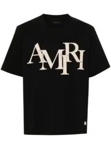 AMIRI logo print t-shirt black