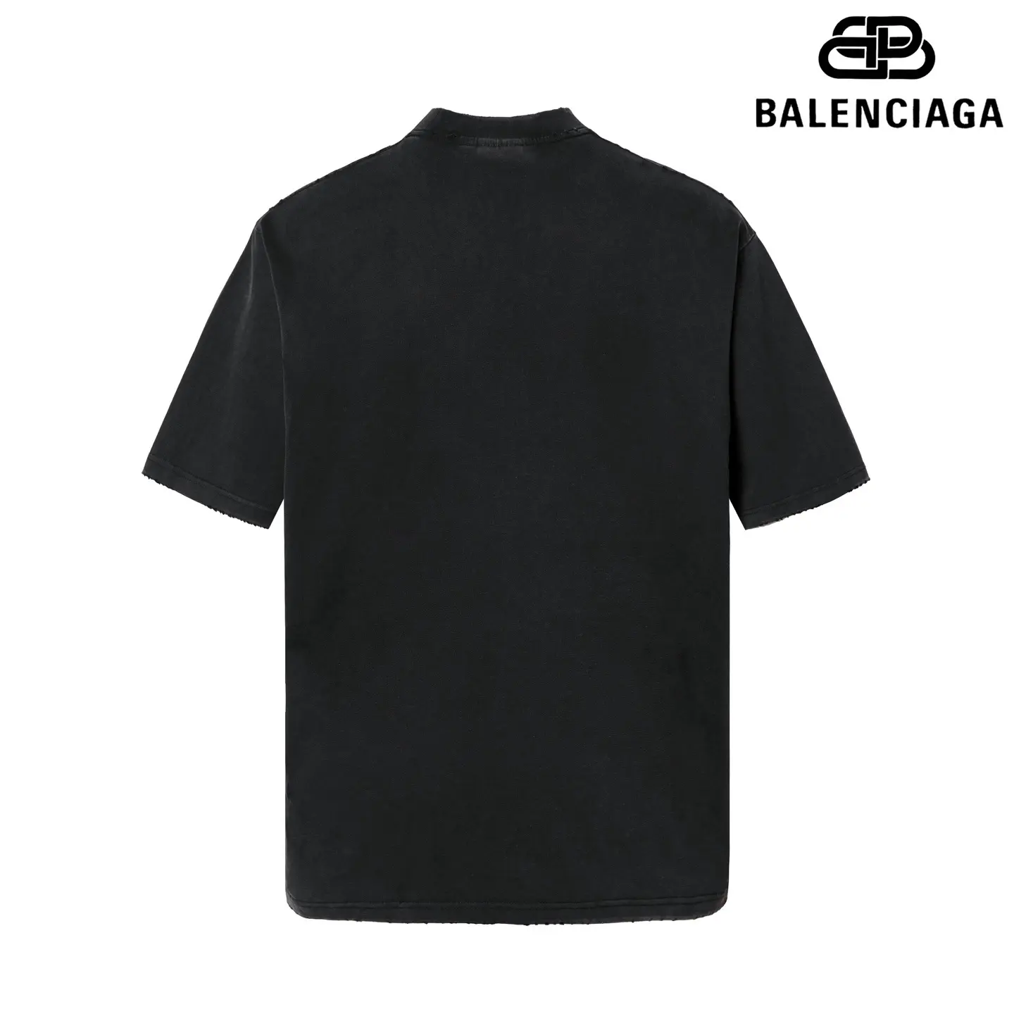Balenciaga 3B Liquified Oversized T Shirt Washed Black 2026 | Drip Kickz Balenciaga 3B Liquified Oversized T Shirt Washed Black - Image 2