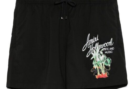AMIRI Hollywood Swim Shorts Black