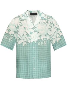 AMIRI printed shirt blue