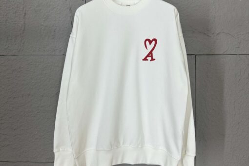 AMI Paris Ami De Cœur Sweatshirt White