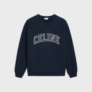 celine loose sweatshirt in COTTON FLEECE