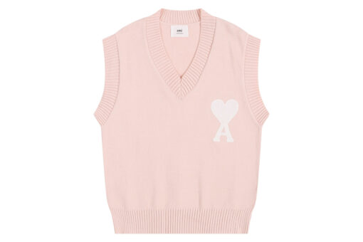 Ami Paris Pride Organic Cotton T-Shirt Pink