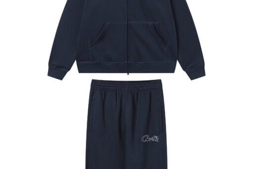 Corteiz Thick Stitch Allstarz Tracksuit Navy