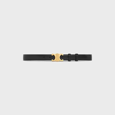 Celine Medium Triomphe Belt in Taurillon Leather BLACK 2026 | Drip Kickz Celine Medium Triomphe Belt in Taurillon Leather BLACK