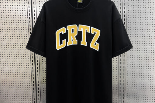 Corteiz Property Of Crtz LogoT-shirt Black Orange