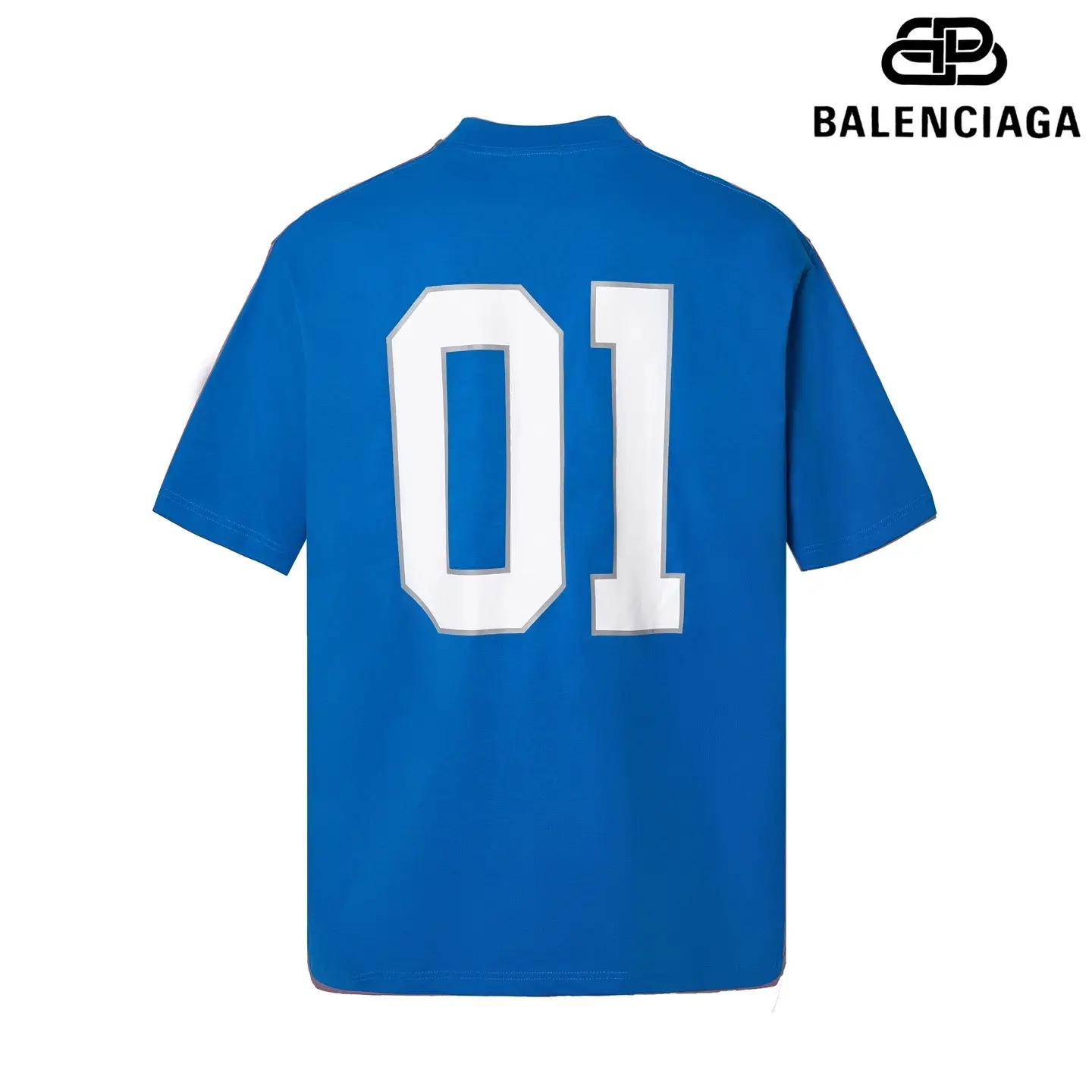 Balenciaga Basketball Oversized T Shirt Blue 2026 | Drip Kickz Balenciaga Basketball Oversized T Shirt Blue - Image 2