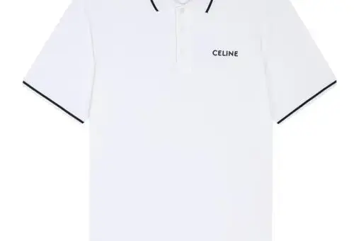 Celine Polo T-Shirt White