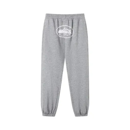 Corteiz Alcatraz Sweatpants Heather Grey 2026 | Drip Kickz Corteiz Alcatraz Sweatpants Heather Grey