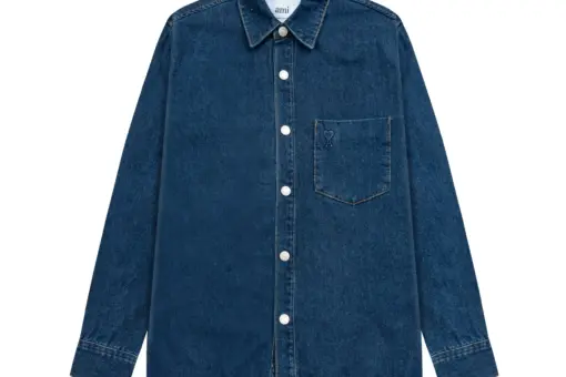 Ami Paris Paris Denim ADC Overshirt Jeans Blue