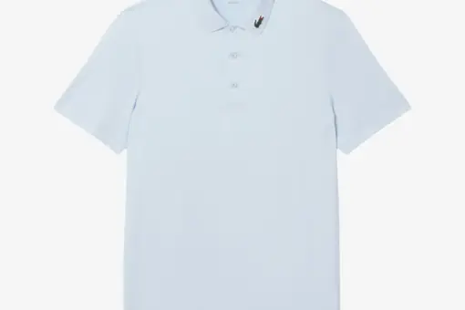 LACOSTE-POLO MC HOMME-DH3186-00 Poloshirt Bleu Clair T
