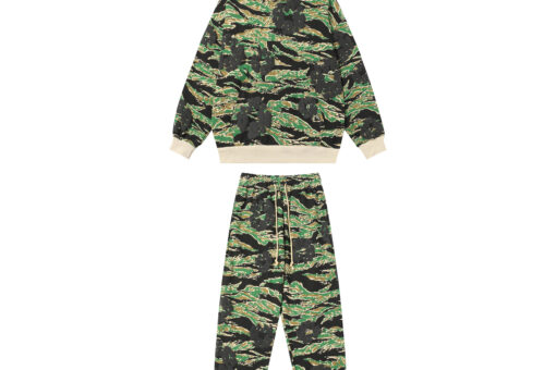 Denim Tears Cotton Wreath Tracksuit Green Camo