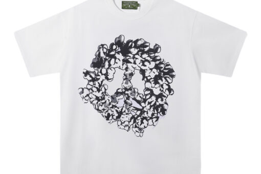 Denim Tears Monogram Print T Shirt White